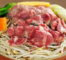 北のジンギスカン：ラムジンギスカン…1,800円